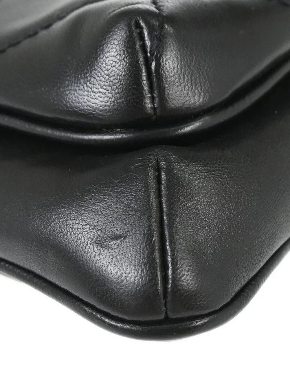 Chanel Black Lambskin Mademoiselle Lock Shoulder Bag 167396